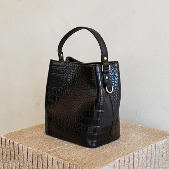 Aota Handbags - Revolve AOTA Elena Black Bucket Bag Crossbody